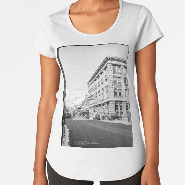 Murray Street west from Forrest Place, Perth, 1941, State Library of Western Australia Premium Scoop T-Shirt