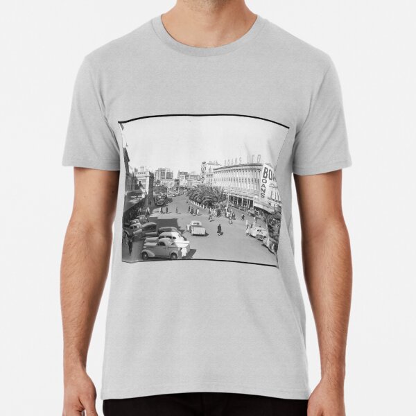 Wellington Street, Perth east from the Railway Station, 1941, State Library of Western Australia Premium T-Shirt