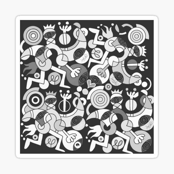 MoRECOLouRsOFhoPEin50shADesOfGReY Sticker