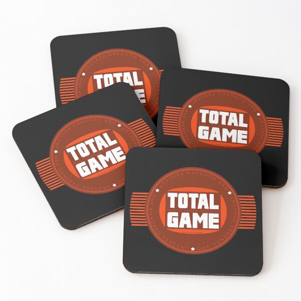 Item preview, 100% Total Game (Red Retro Feel) designed and sold by BLACKSUN-SHOP.