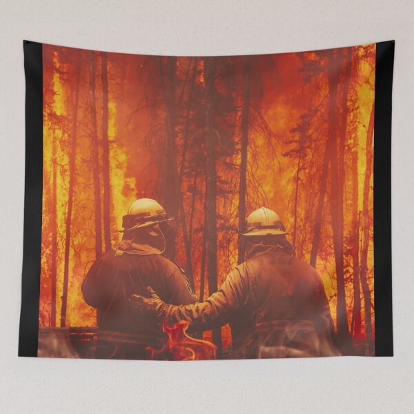Item preview, Firefighter Art designed and sold by artworkbyrihen.