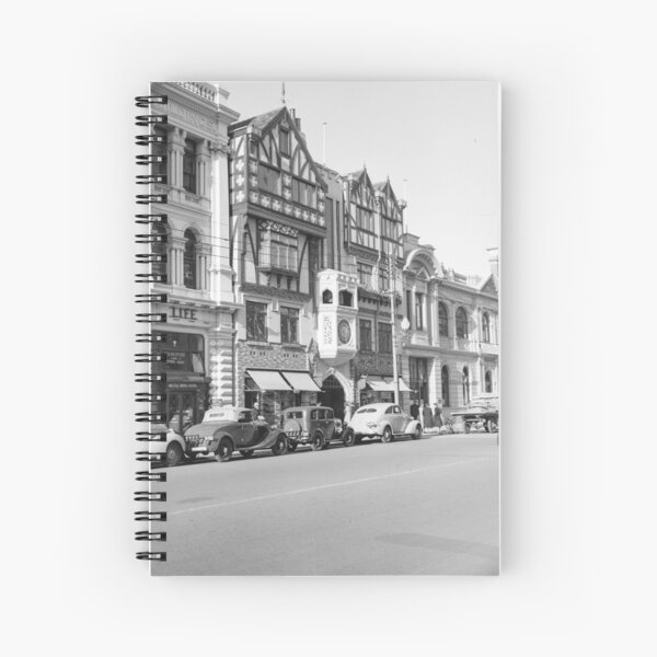 Entrance to London Court, St George&#39;s Terrace, Perth, 1941, State Library of Western Australia Spiral Notebook