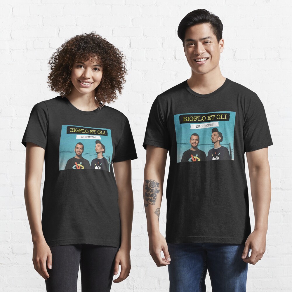 T-shirt essentiel « T-shirt noir Big et Oli»