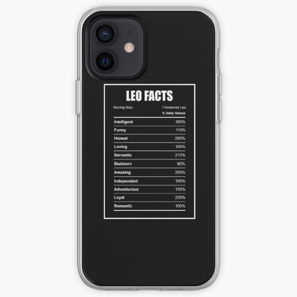 Leo Facts iPhone Soft Case