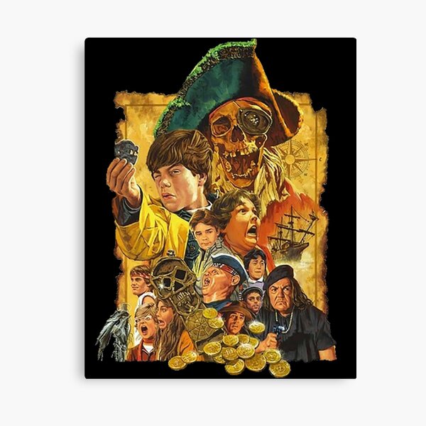 RARE!! The Goonies Artwork Poster Canvas Print