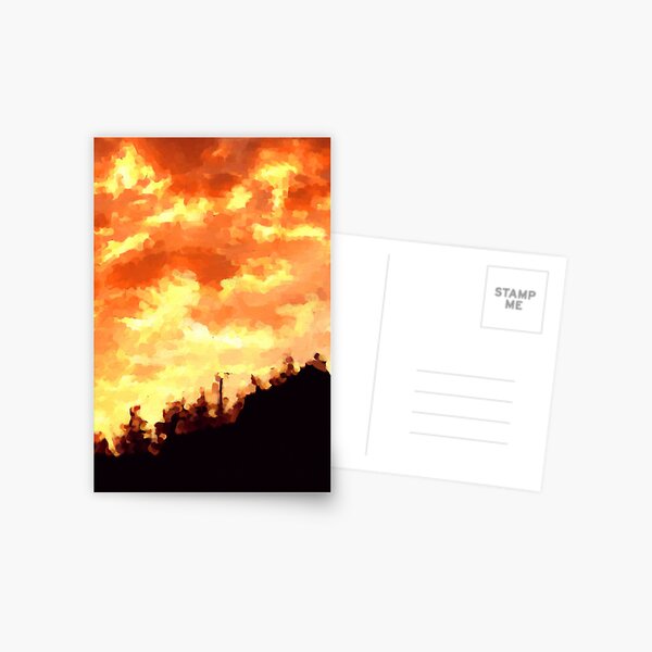 OMG Sunset Postcard