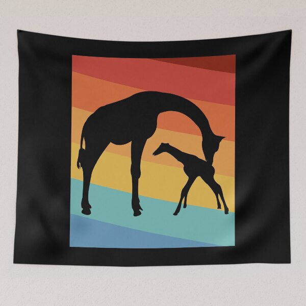 Item preview, Giraffe family mother giraffe with child designed and sold by 1681830934131.