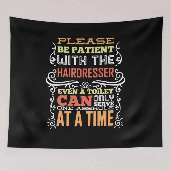 Item preview, Barber hairdresser saying funny gift designed and sold by 1681830934131.