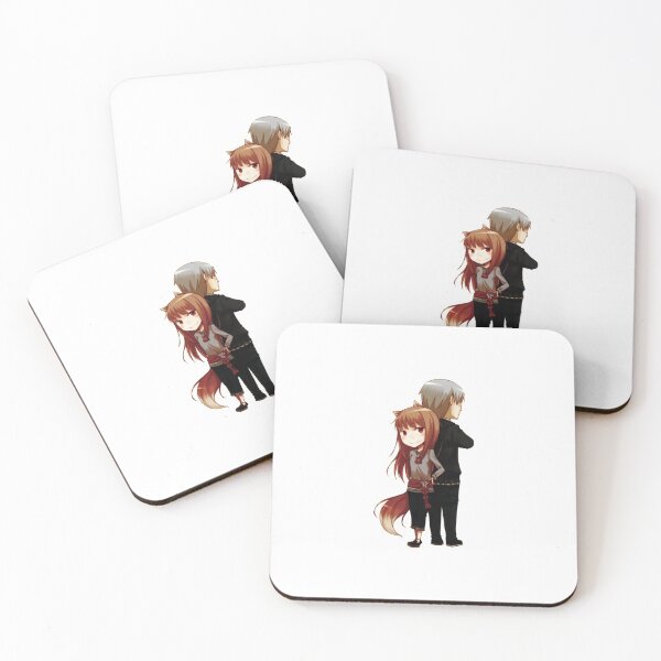Item preview, Chibi Holo and Lawrence Posing - Spice and Wolf designed and sold by pseudop.