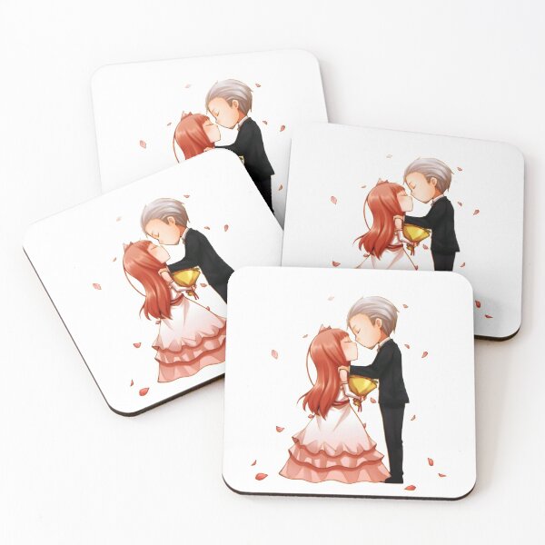 Item preview, Chibi Holo and Lawrence Wedding - Spice and Wolf designed and sold by pseudop.