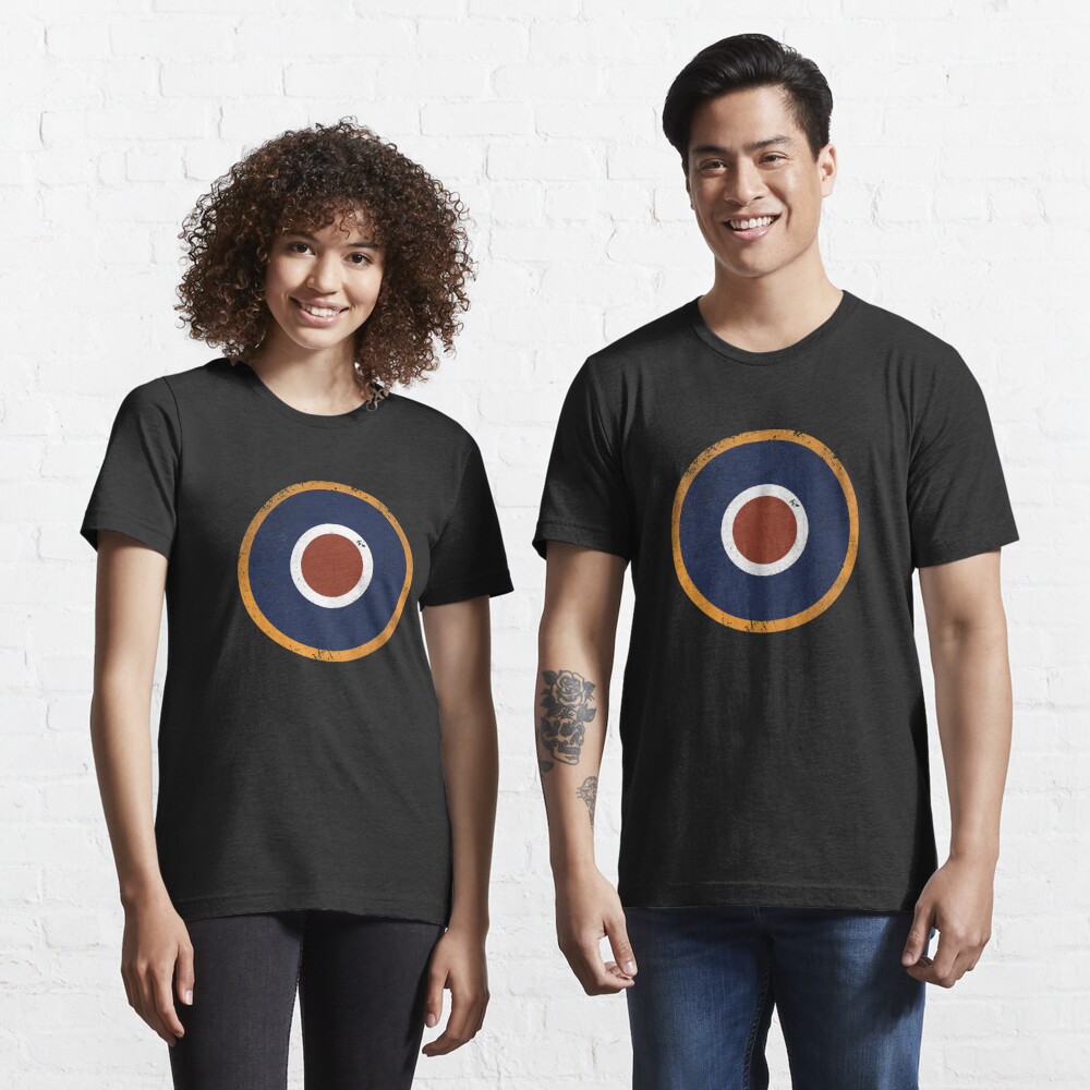 RAF Roundel T-Shirt WW2 Spitfire Target Royal Air Force Fathers