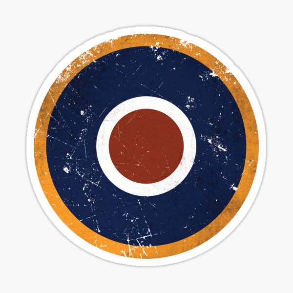 WW2 Royal Air Force roundel late war Sticker