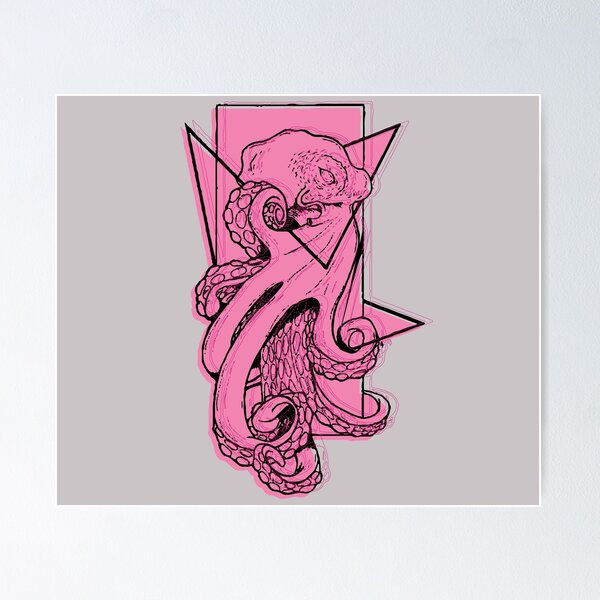 Item preview, Pink Octopus  designed and sold by Will Henry.
