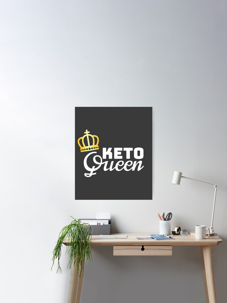 Low Carb Diet Gift Keto Queen Womens Keto Gift Poster for Sale by tispy