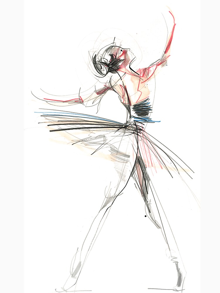 Expressive Dancer Dance Drawing by CatarinaGarcia