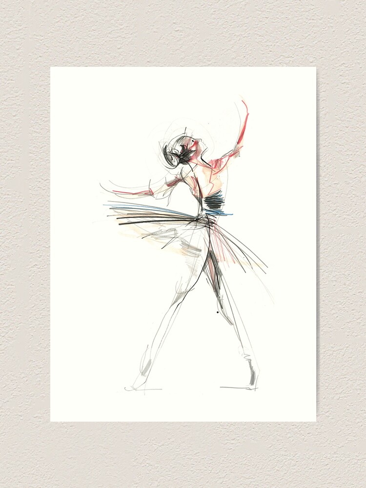 Lámina artística «Bailarina expresiva danza dibujo» de CatarinaGarcia | Redbubble Lámina artística «Bailarina expresiva danza dibujo» de CatarinaGarcia | Redbubble