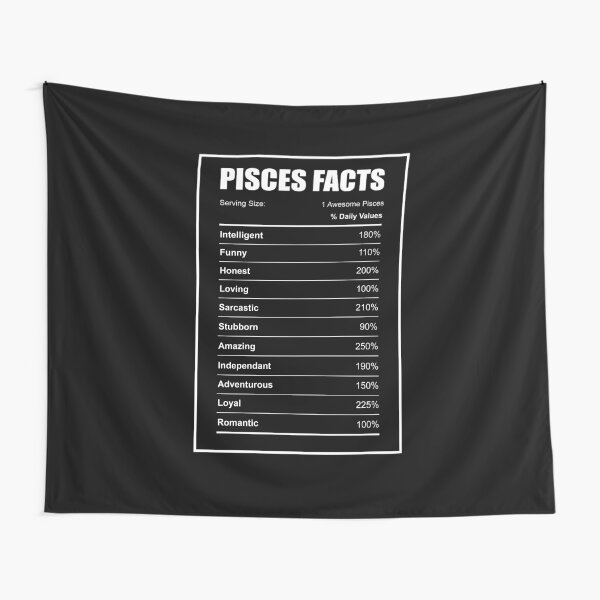 Pisces Facts Tapestry
