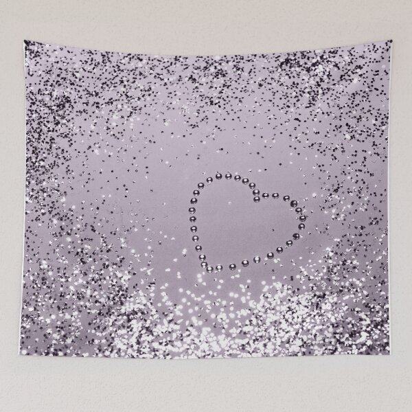 Item preview, LAVENDER Lady Glam Heart #1 (Photo of Glitter Only - Not Reflective) designed and sold by Anita's & Bella's Art.