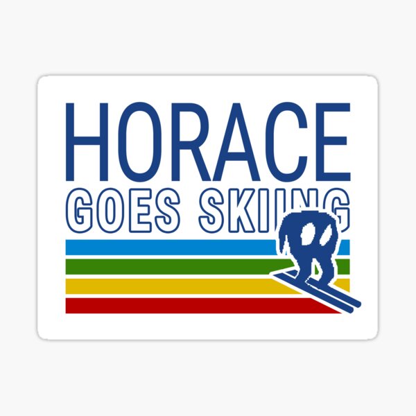 Artikel-Vorschau von Horace geht Skifahren (Spektrum), designt und verkauft von RetroTrader.
