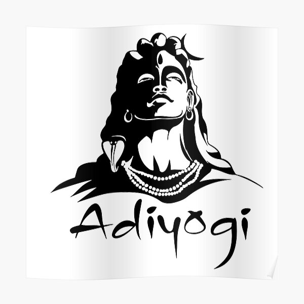 isha adiyogi painting