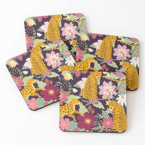 Item preview, floral leopard designed and sold by haroulita.