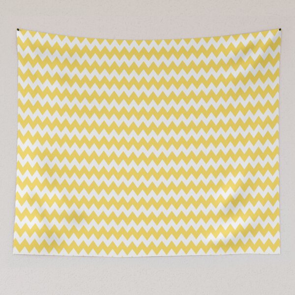 Item preview, Yellow and White Zigzag Pattern designed and sold by KarinaI.