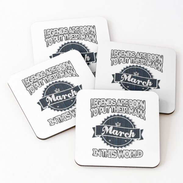 Item preview, legends are born in march designed and sold by INNOVATIVETOUCH.