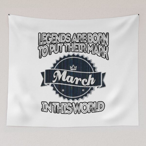 Item preview, legends are born in march designed and sold by INNOVATIVETOUCH.