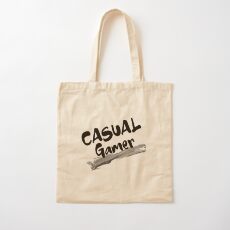 Casual gamer Cotton Tote Bag