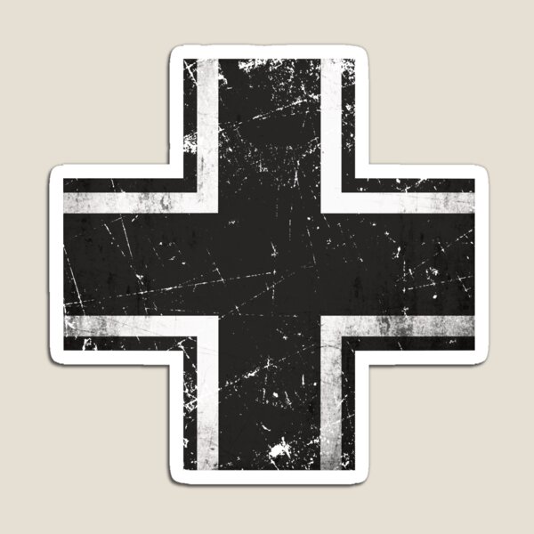 German Balkenkreuz Black Cross Magnet