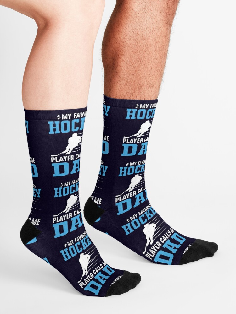 Download "Hockey Dad" Socks by VibrantGifts | Redbubble