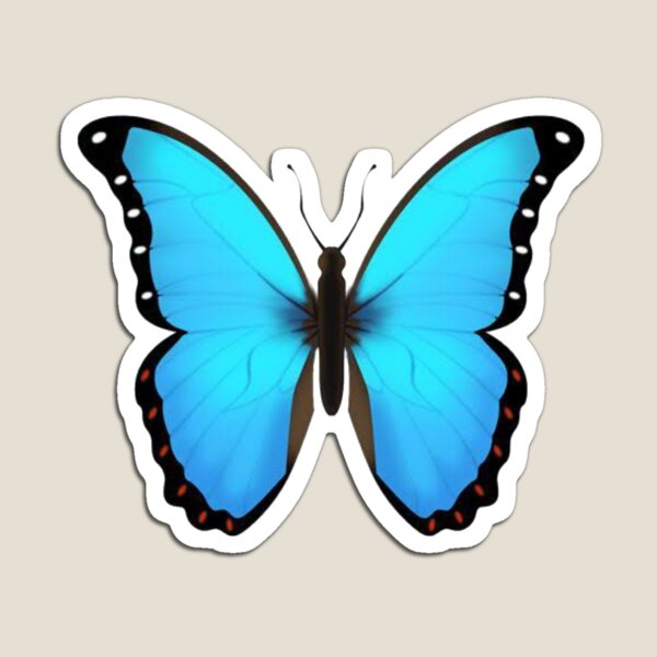 Mariposa emoji Imán