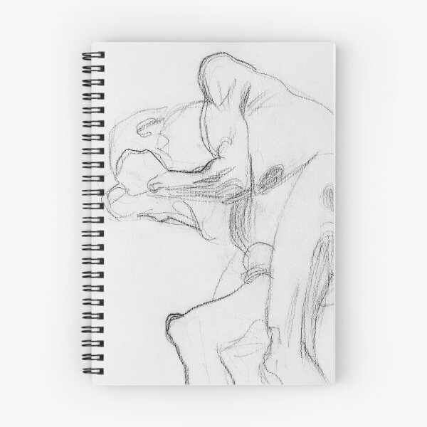 Item preview, Life drawing of a old lady clenching her fists - Gustav Klimt designed and sold by Vintage Designs +.