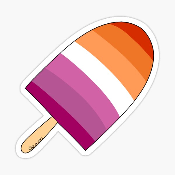 Lesbian Flag Pridesicale Sticker