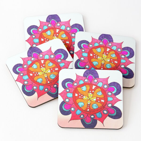Item preview, Tiny House Flower Mandala designed and sold by rockabilby.