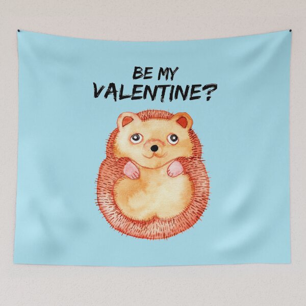 Item preview, Hedgehog Valentines Day designed and sold by OliviaJDMin.