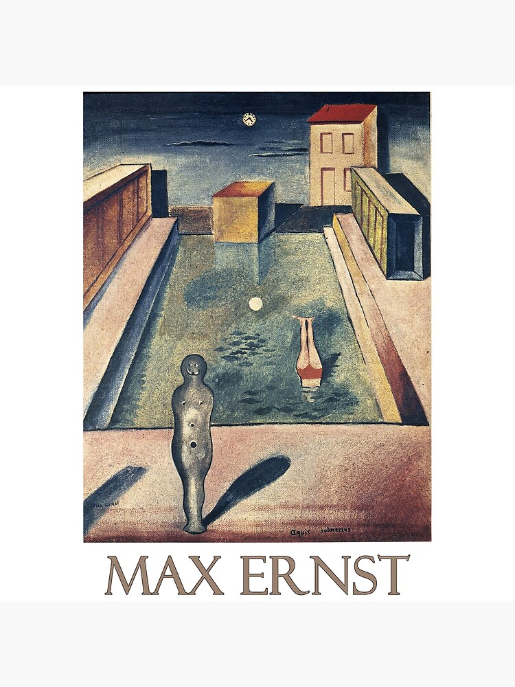 Aquis Submersus (1919) by Max Ernst Premium Matte Vertical Poster sold ...