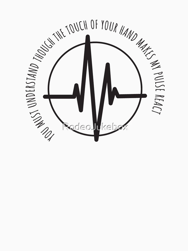 Thumbnail 4 of 4, Premium T-Shirt, My Pulse React designed and sold by RodeoJukebox.