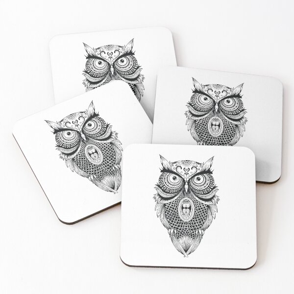 Item preview, Owl mandala designed and sold by DerSenat.
