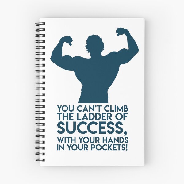Artikelvorschau, Arnie Motivation Zitat entworfen und verkauft von moomagoo.