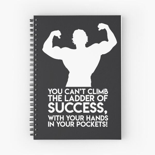 Artikelvorschau, Arnie Motivation Zitat entworfen und verkauft von moomagoo.