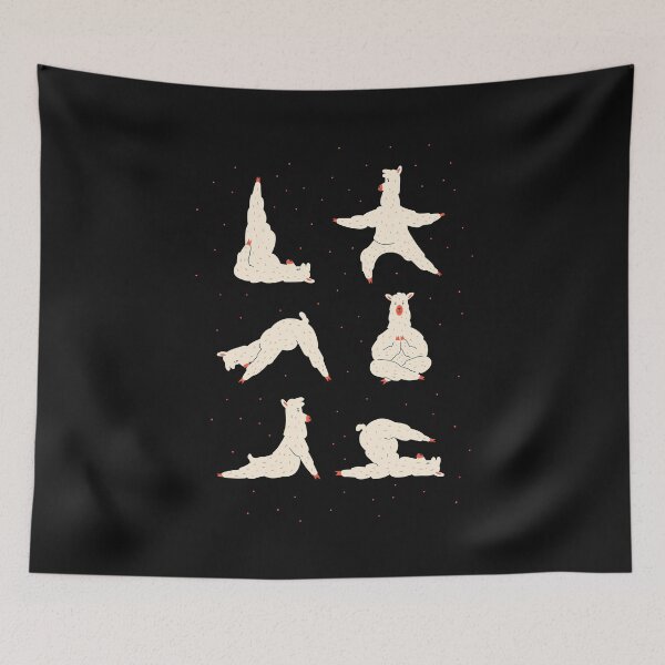 Item preview, cute llama yoga, yoga pose designed and sold by DerSenat.