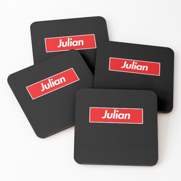 Julian Family Name - Julian Coasters (Set of 4)