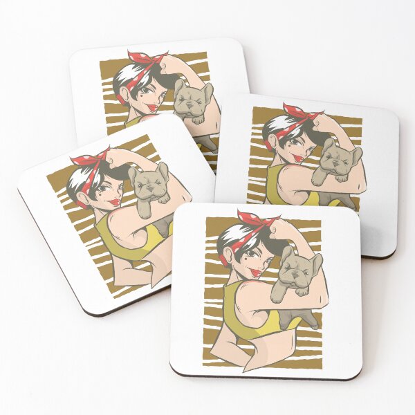 Item preview, Feminism woman with dog. designed and sold by emphatic.