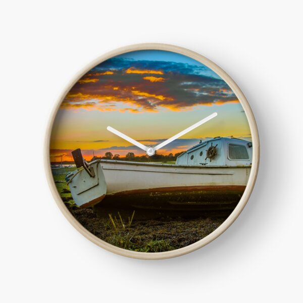 A boat at Sunset Clock