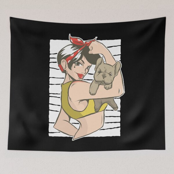 Item preview, Feminism woman with dog. designed and sold by emphatic.