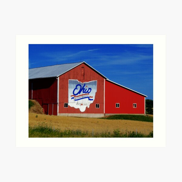 Ohio Bicentennial Barn Art Print