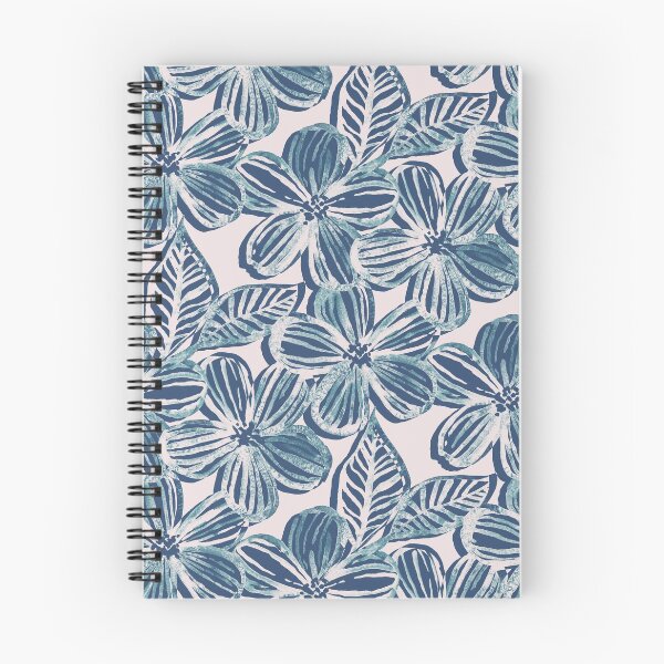 Item preview, Bold Textured Teal and Grey Linework Floral designed and sold by micklyn.