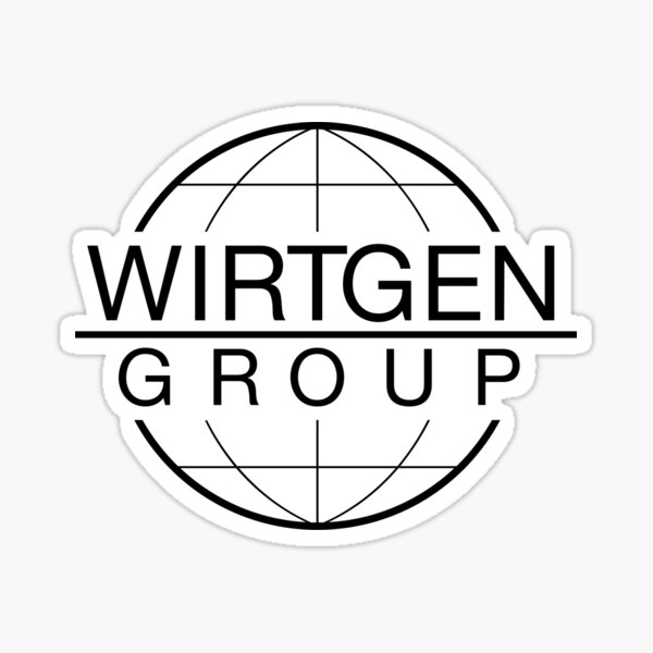 Classic Wirtgen logo 1 Sticker
