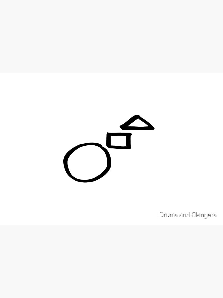 "Kick Snare Hi Hat minimalist Drum Set " Art Board Print for Sale by